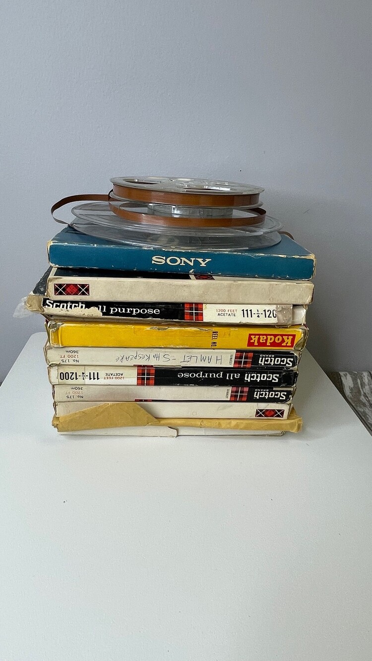 Lot of Reel-To-Reel Tapes, VINTAGE, as-is, UNTESTED